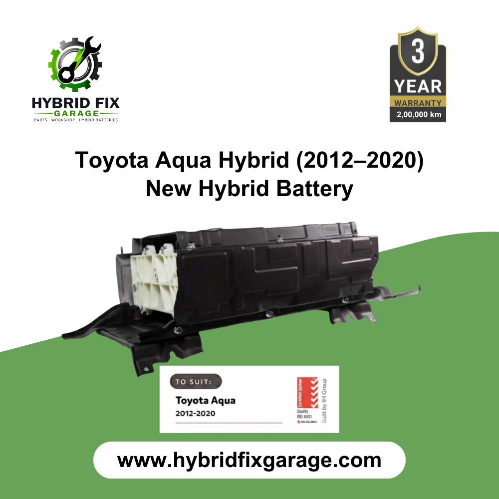 Brand-new high-voltage NiMH hybrid battery for Toyota Aqua Hybrid (2012–2020)