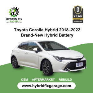Brand-new high-voltage NiMH hybrid battery for Toyota Corolla Hybrid (2018–2022)