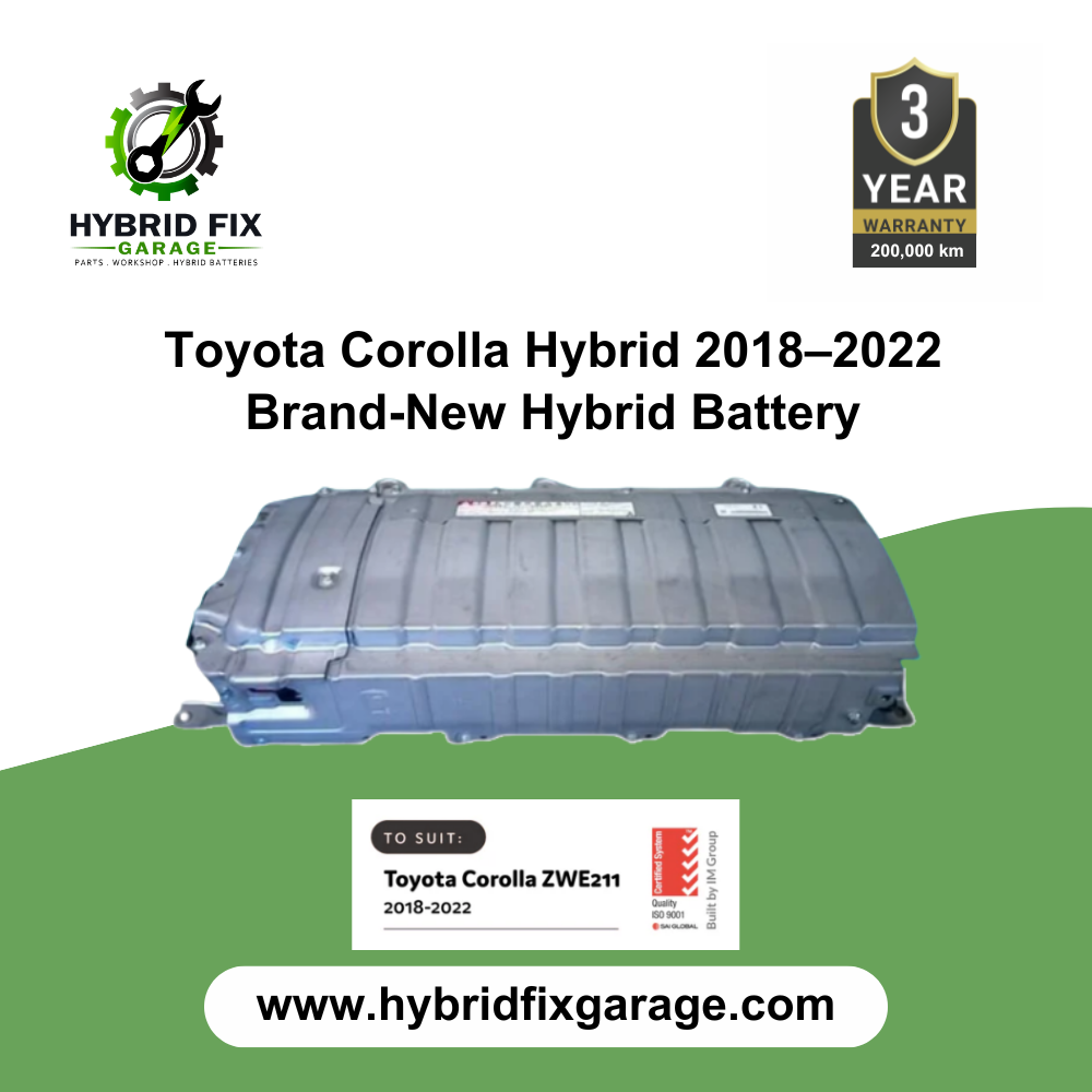 Brand-new high-voltage NiMH hybrid battery for Toyota Corolla Hybrid (2018–2022)