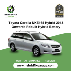Professionally rebuilt high-voltage NiMH hybrid battery for Toyota Corolla NKE165 Hybrid (2013-Onwards)