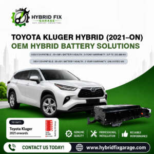 Toyota Kluger Hybrid (2021–Onwards) OEM Hybrid Battery Solutions
