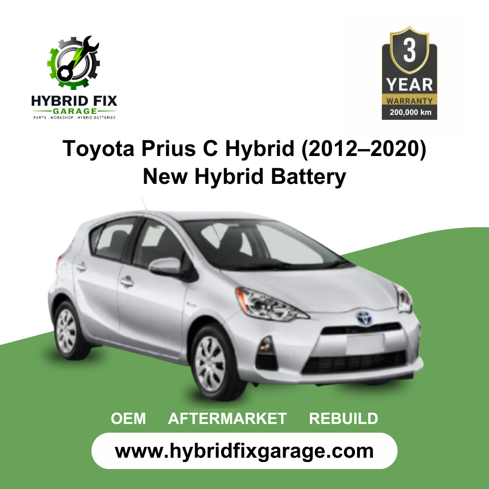 Toyota Prius C Hybrid (2012–2020) New Hybrid Battery