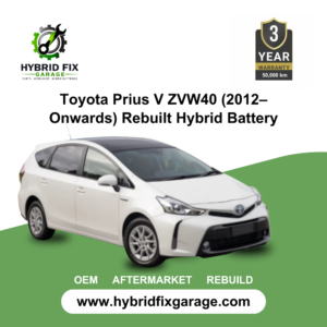 Rebuilt high-voltage NiMH hybrid battery for Toyota Prius V ZVW40 (2012–Onwards)