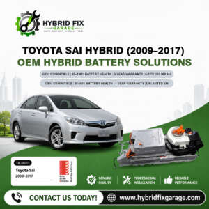 Toyota Sai Hybrid (2009–2017) OEM Hybrid Battery Solutions