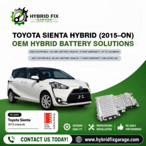 Toyota Sienta Hybrid (2015–Onwards) OEM Hybrid Battery Solutions