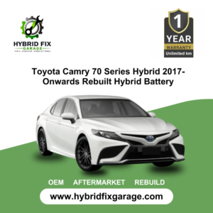 Toyota Camry 70 Series Hybrid 2017-Onwards Rebuilt Hybrid Battery
