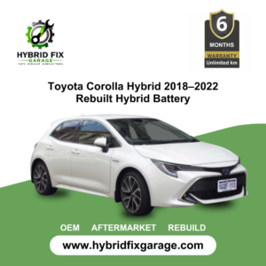 Toyota Corolla Hybrid 2018–2022 Rebuilt Hybrid Battery