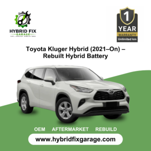 Toyota Kluger Hybrid (2021–On) – REBUILT Hybrid Battery