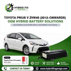 Toyota Prius V ZVW40 (2012–Onwards) OEM Hybrid Battery Solutions