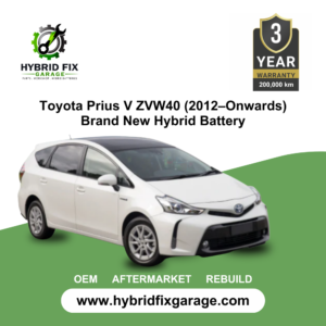 Toyota Prius V ZVW40 (2012–Onwards) – Brand New Hybrid Battery